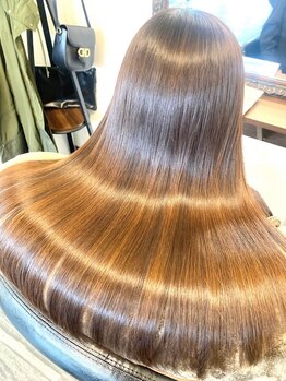 アクシス 南の森店(AXIS)の写真/【お得なクーポン多数！】話題のメニューもプチプラでお得♪縮毛矯正の常識を覆すやわらかな仕上がり♪