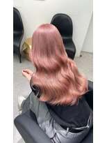 ペレ 渋谷(PELE)&nbsp;デザインカラー/レイヤーカット/ウェットヘア/オリーブベージュ