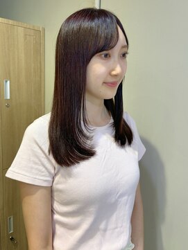 ローレンジウ(LOREN JU) 透明感髪質改善ベージュダブルカラーミルクティーグレージュ