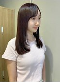 透明感髪質改善ベージュダブルカラーミルクティーグレージュ