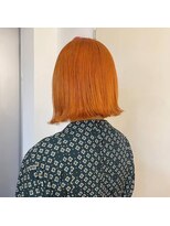 コンフェティ ルピナス山之手店(Confetti)&nbsp;オレンジカラーボブ