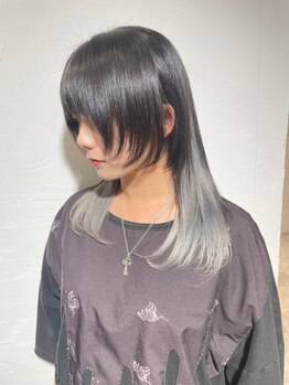 トレフ(Trefle)の写真/【府中/ダブルカラー/ブリーチ/髪質改善】インナーカラー,ハイライト,アディクシー等ハイグレードカラー◎