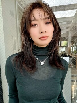 ミンクス渋谷スマートサロン(MINX shibuya smart salon) イメチェン前髪小顔こなれミディ_渋谷/表参道