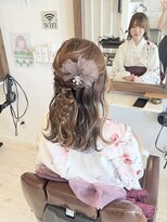 リンクヘアー(Link hair)&nbsp;編みおろしハーフアップ