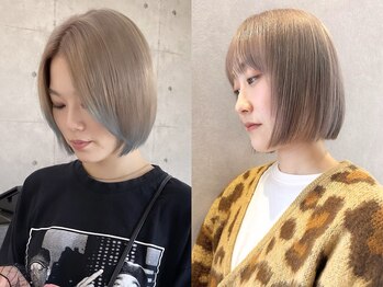 ULu. 岡山駅店 髪質改善トリートメント＆ハイトーンカラー