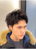 スパイキーショート/アップバング/メンズショート/仙台