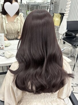 アマトウキョウ アユンチェ(AMA TOKYO×AYUNCHE) ダークラベンダー  ラベンダーグレージュ  透明感カラー