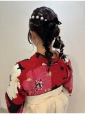卒業式ヘア