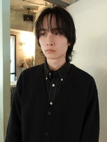 ノラジャーニー(NORA Journey)&nbsp;メンズボブウルフメンズミディアムレイヤーカットメンズウルフ