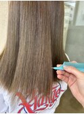 明るめ透明感あるカラー