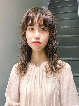 フェンヘアーアイス 中目黒(Fen.hair ici) 20代30代40代くせ毛風パーマ丸みショート小顔カット抜け感