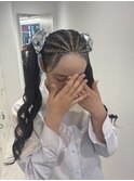 #haru 体育祭コーンロウ