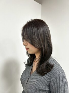 ビーグレイスヒロミ(be Grace HIROMI) セミロングレイヤーカット × 20代韓国風