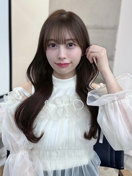 フォンズ(FONS) 上品韓国ヘアラベンダーグレージュ