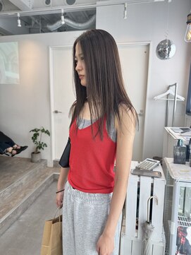 ロカ 表参道(loka) 暗めカラー/ラベンダーベージュ[表参道/ブリーチ/ハイライト]Mai