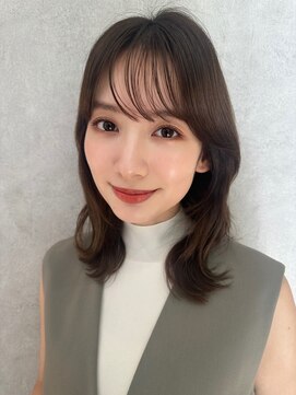 ロンド ルージュ 銀座店(Lond rouge) 簡単スタイリングヘアセンターパートゆるふわロングハイレイヤー