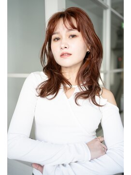 マグノリア オモテサンドウ(MAGNOLiA Omotesando) 韓国風レイヤーカットで作る透け感パーマ・・・SAKUYA