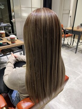 シオ 流山おおたかの森(Sio) 髪質改善ベージュカラー^_^