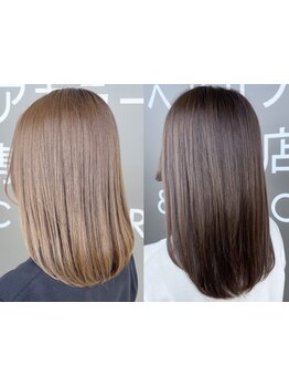 《女性スタッフのみ》豊富なカラーバリエーション×高品質ケアで叶える、艶めく大人の白髪染め。