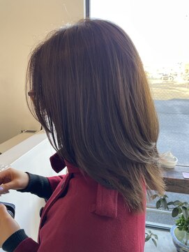 カットアンドトータルビューティ ヴァンキャトル(Cut&Total Beauty VINGT QUATRE) 姫カット×大人レイヤー×オリーブグレージュ◎