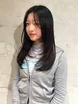 ヨーク(YOKE)&nbsp;【YOKE】レイヤーロングハッシュカット顔周りレイヤー