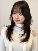 前髪カット*顔周りカット*顔周りレイヤー*髪質改善*地毛風カラー