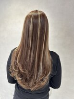 アース 新越谷店(HAIR&MAKE EARTH)&nbsp;ロングレイヤーカット×ハイライト