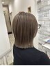 【脱白髪染め!】似合わせカット+ポイントハイライト＋全体ケアカラー￥18920