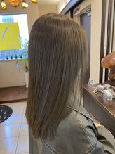 ナナナ パレナ 大津膳所店(nanana parena)&nbsp;髪質改善/縮毛矯正/ほんのりラベンダー透け感くすみブラウン