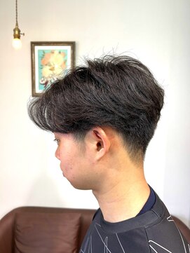 ナナマルヘアー(nanamaru hair) 【メンズ】ニュアンスフェザーパーマ