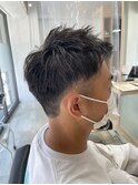 men's/メンズ/スパイキーショート/フェード/ニュアンスパーマ