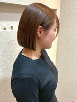 オッジ 西新店(Oggi)&nbsp;ミニボブ コンパクトショート 髪質改善 艶髪 ベージュ 20代