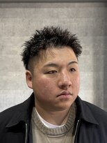 バーバーハウス ラヴィ 阿佐ヶ谷店(Barber House Lavie)&nbsp;ツーブロショート×ツイストパーマ