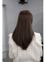 ネイヴィル 銀座(navile)&nbsp;酸性ストレート×ナチュラルグレージュ