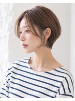 ウィールール 白石店(WE RULE)&nbsp;【50代の髪悩み解決】大人上品ひし形ショートボブ×ツヤ感カラー