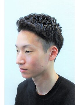 ヘアースペースシャルム (HAIR SPACE Charme) 【黒髪】オールバック風×モヒカンシルエット♪