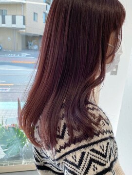 アンサム 二子玉川店(UNSOME) 暖色系カラー/セミロングレイヤーカット