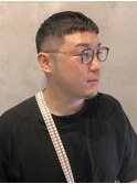 クロップサイドグラデーションカット y