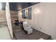 バーチ(BIRCH)の雰囲気(身体にフィットして首が痛くならないシャンプー台)