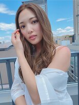 ルービック 難波(Rubik's)&nbsp;小顔カットニュアンスカール/透明感ベージュ