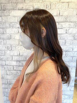 美容室 シェイプ 条里店 ミルクティーベージュ×インナーカラー