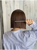 ボブ×シアーバング【髪質改善、10代20代30代