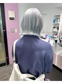 アンブレラカラー/silver/emerald blue/ハイトーンカラー