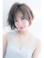 大人かわいいクールショートシースルーバング【銀座/銀座駅】
