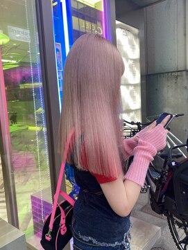 ゼスト 八王子店(ZEST) ピンクカラー/ハイトーンカラー【永尾しおり】