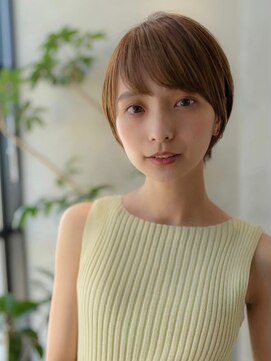 オースティン 流山おおたかの森(AUSTIN) 大人かわいい前髪セシルカットココアブラウンフリンジウェーブ