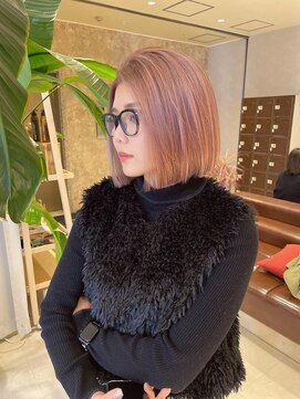 フラヴ(FLEVE) ハイトーンカラー×ピンクベージュ