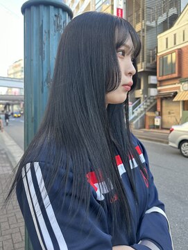 ヘアーアンドメイク ビス(HAIR&MAKE bis) 韓国風透明感トーンダウンカラー korean black color