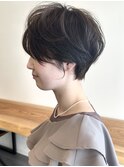 小顔シルキーベージュ似合わせショート