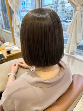ラボヌールヘアー 宇都宮店(La Bonheur hair) アッシュベージュ【宇都宮駅/レイヤーカット】